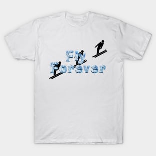 Ski Jumping Slogan T-Shirt